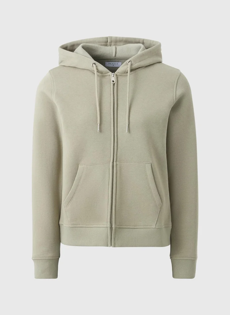 Matalan Sage Green Zip Up Hoodie