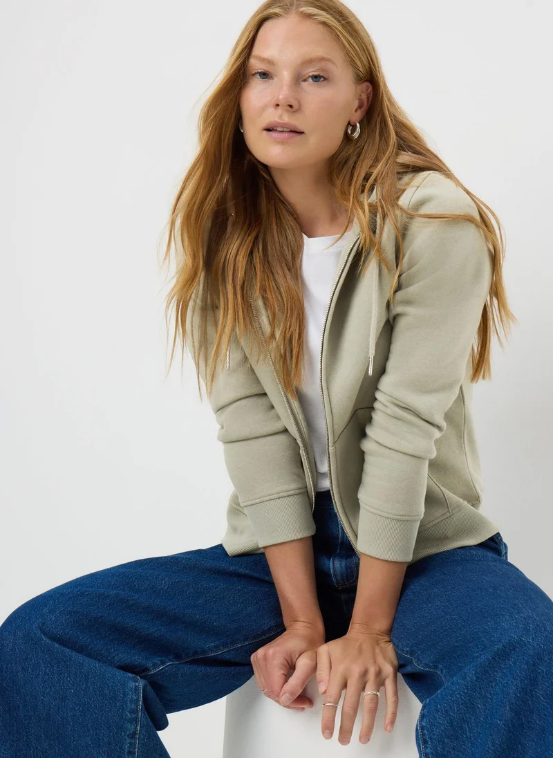 Matalan Sage Green Zip Up Hoodie