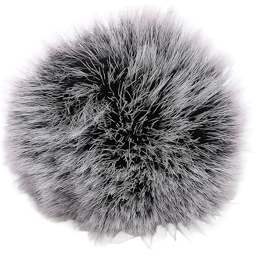 CLAPONE Microphone Wind Muff Windscreen for Lavalier Lapel Microphones – Outdoor Dead Cat Cover for Wind Noise Reduction – Compatible with Most Lapel Mics (Brown, 2 pcs 5mm -10 mm) - Image 4