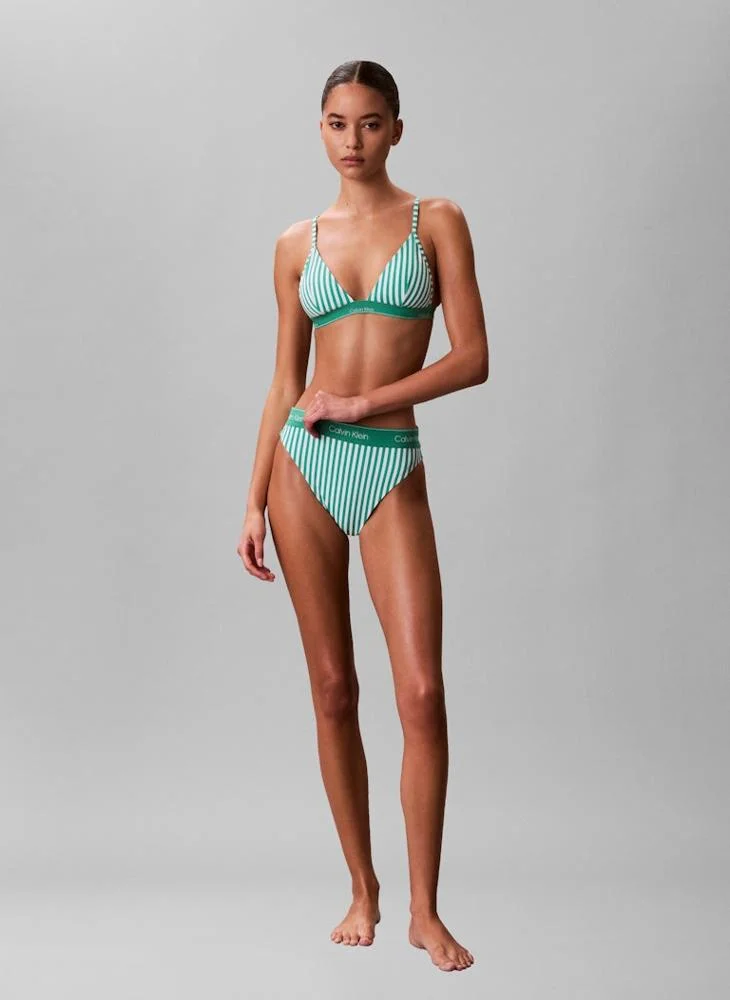 CALVIN KLEIN  Logo Band Swim Triangle for Women | Best Price UAE