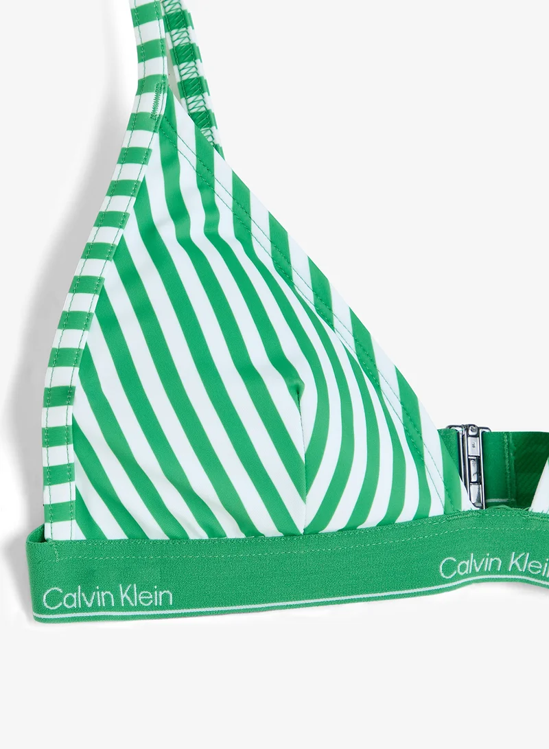 CALVIN KLEIN  Logo Band Swim Triangle for Women | Best Price UAE
