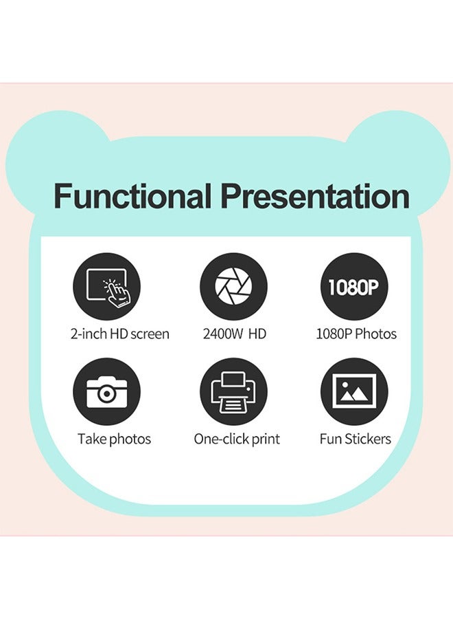 OKA Instant photo printing camera with thermal printer for children / JK10 - Image 3