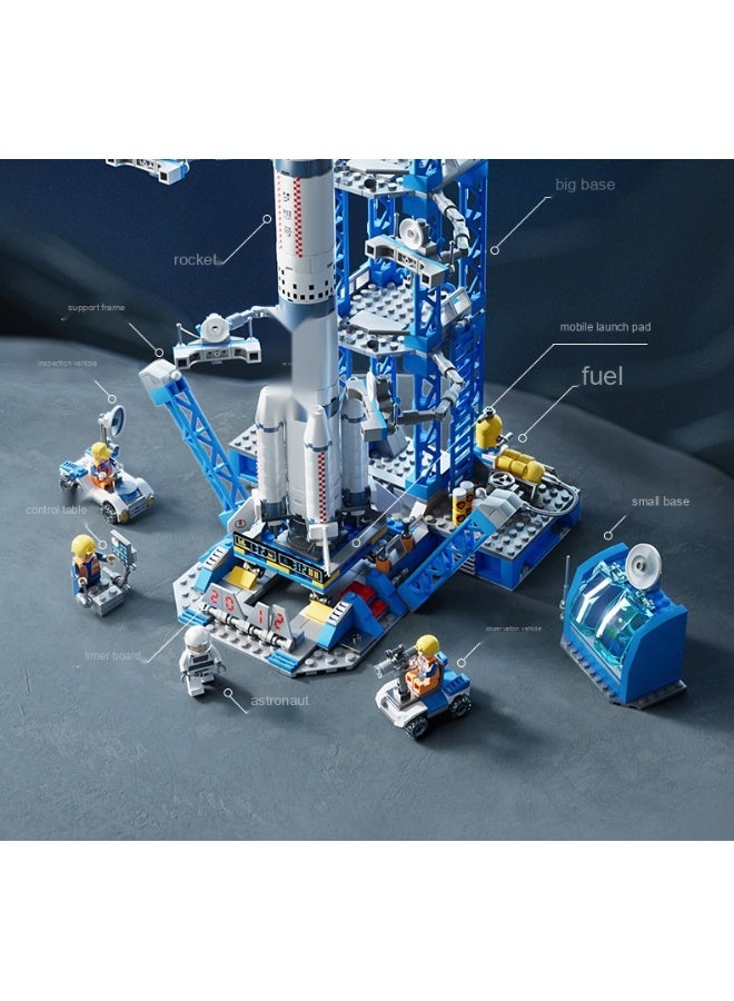 LELE Beginner Series- Rocket 69PCS Building Blocks Rocket for Boys Assembled Toy Form for Collection Willpower Architecture Christmas. - Image 4