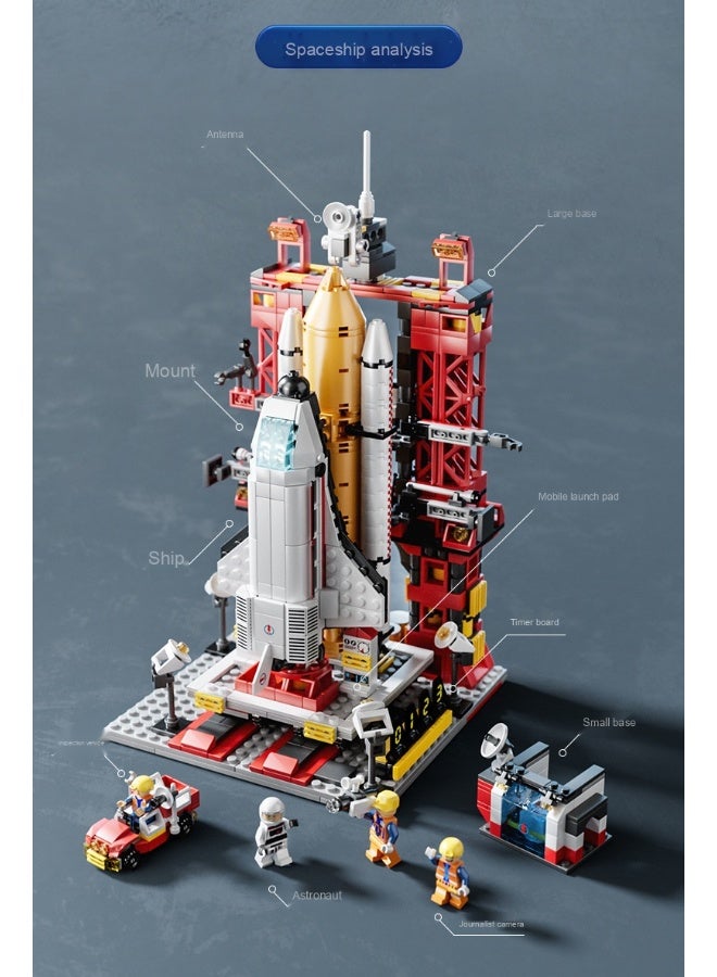 LELE Beginner Series- Rocket 69PCS Building Blocks Rocket for Boys Assembled Toy Form for Collection Willpower Architecture Christmas. - Image 5