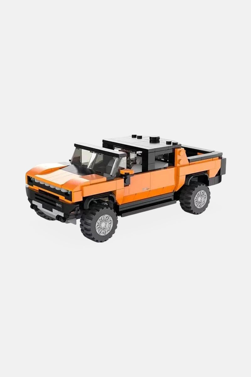RASTAR GMC Hummer EV Building Kit, Orange - Image 5
