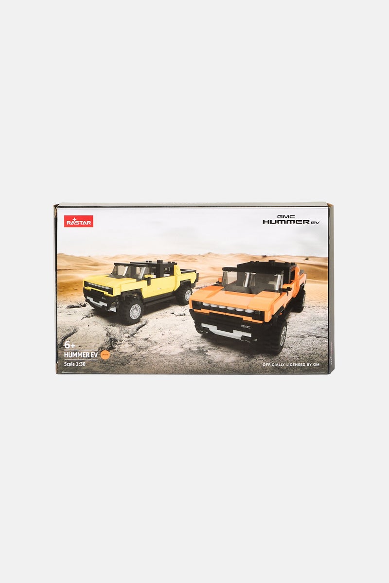 RASTAR GMC Hummer EV Building Kit, Orange - Image 1