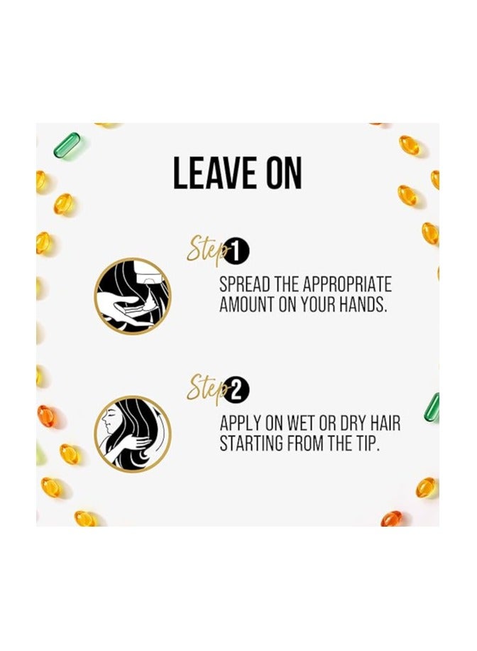 بانتين بلسم ناعم وحريري لتنعيم الشعر الخشن والمجعد 360 مل وكريم بديل الزيت المغذي الذي يترك على الشعر 275 مل - Image 3