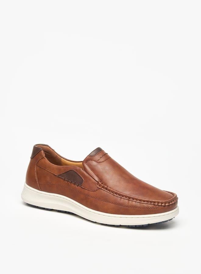 LBL by Shoexpress Stitch Detail Slip-On Loafers - Image 1