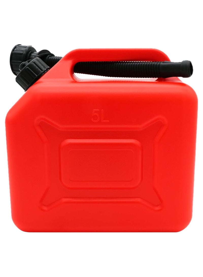 Duravel Jerry Can - 5 Litre- Fuel Can Container for Oil Petrol petrol can, fuel can for Offroad vehicles - patrol gallon for Motorcycle SUV ATV Most Cars - Image 1