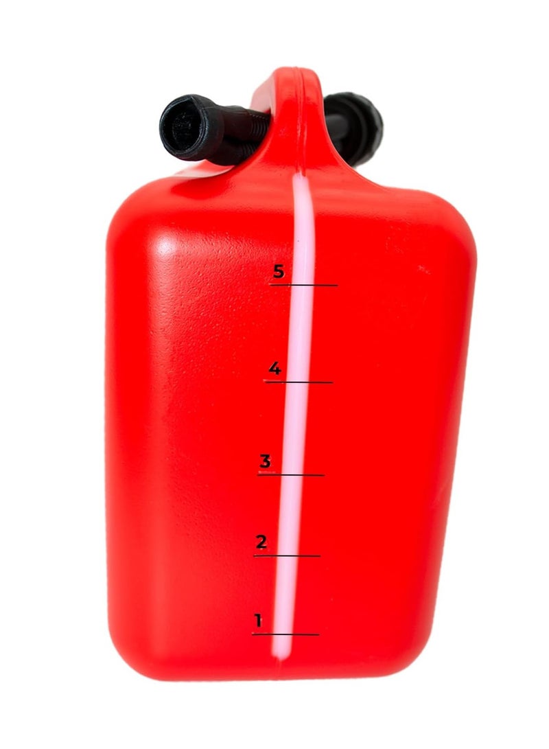 Duravel Jerry Can - 5 Litre- Fuel Can Container for Oil Petrol petrol can, fuel can for Offroad vehicles - patrol gallon for Motorcycle SUV ATV Most Cars - Image 4