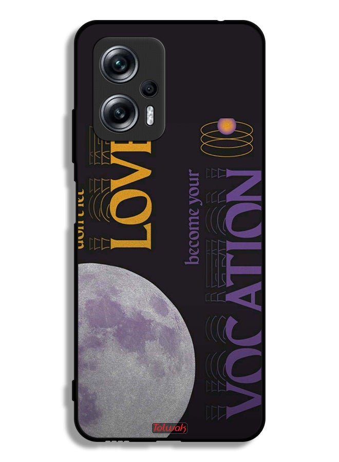 Tolwak Xiaomi Redmi Note 11T Pro Plus 5G Protective Case Cover Do Not Let Love Become Your Vocation - Image 2