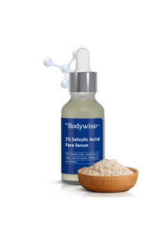 Be Bodywise Bodywise 2% Salicylic Acid Face Serum for Women | Helps to Reduce Acne, Blackheads, Whiteheads | 2% Salicylic Acid and 0.5% Niacinamide for All Skin, 30ml  - Image 1