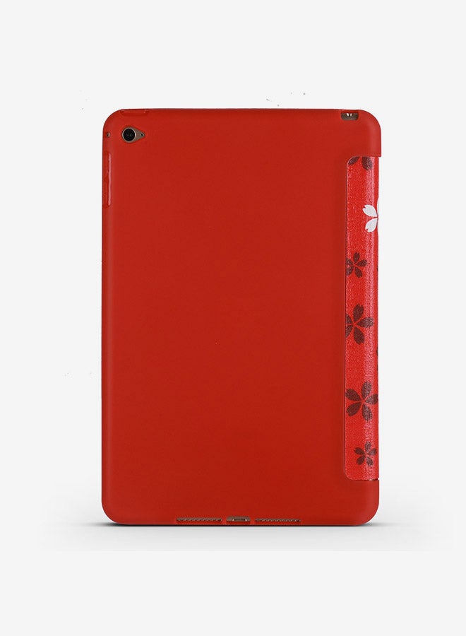 Loquat Sakura Pattern Horizontal Flip Pu Leather Case Cover With Holder For iPad Mini 4 multicolor - Image 2