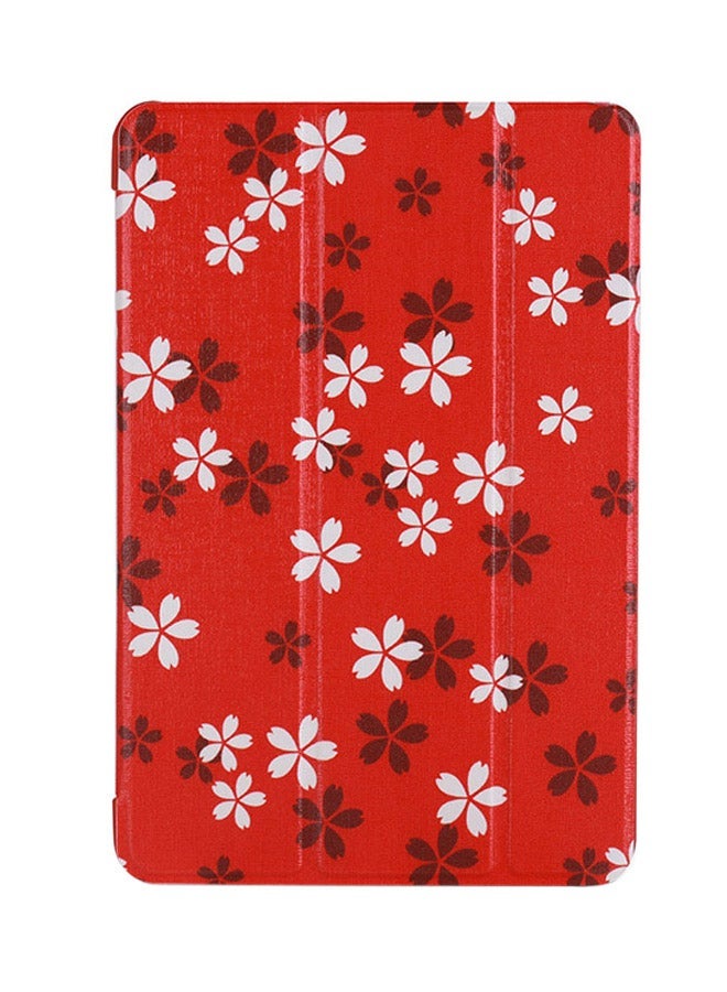 Loquat Sakura Pattern Horizontal Flip Pu Leather Case Cover With Holder For iPad Mini 4 multicolor - Image 1