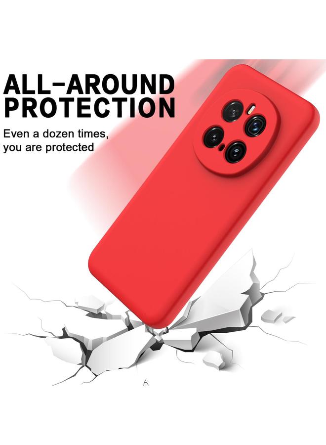 S-TOP Case For Honor Magic7 Pro Pure Color Liquid Silicone Shockproof Phone Case - Image 5