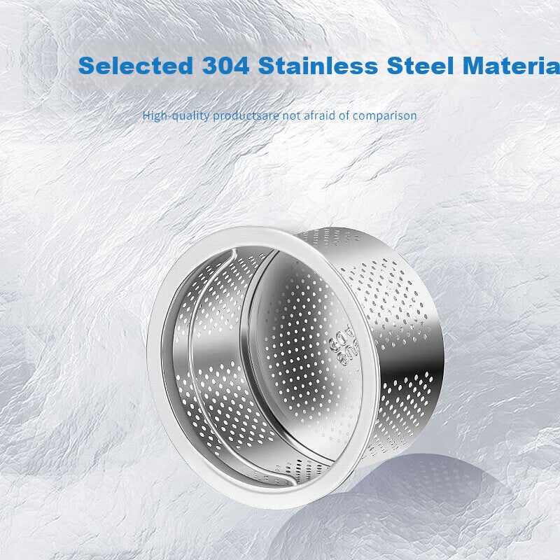 BJ Stainless Steel Kitchen Sink Strainer, Drain Filter, Vegetable Washing Basin, Dishwashing Sink Mesh (Small Basket) - Image 4