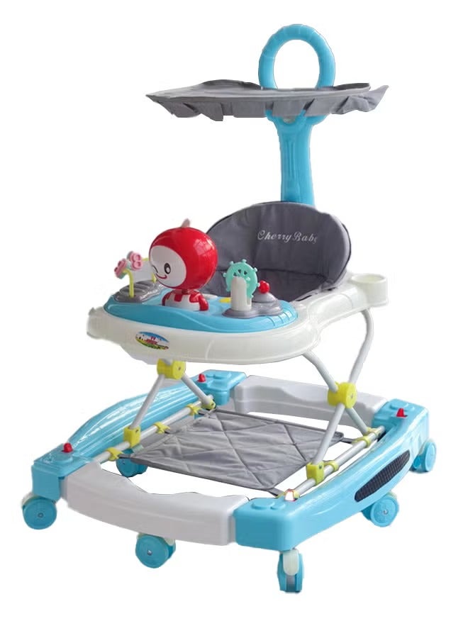 kiddoz Baby Walker - Light Blue