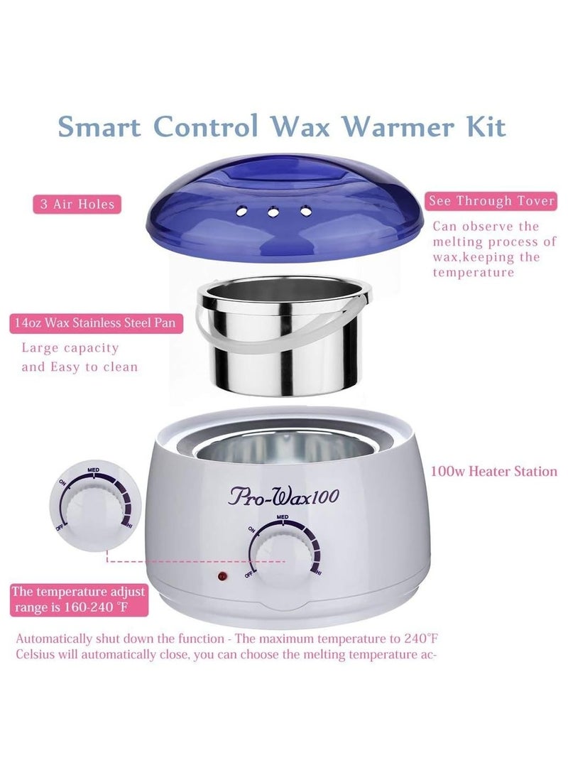Prowax 100 Wax Heater Purple/White, Hair Removal Wax Heater 100W 500ml - Image 2