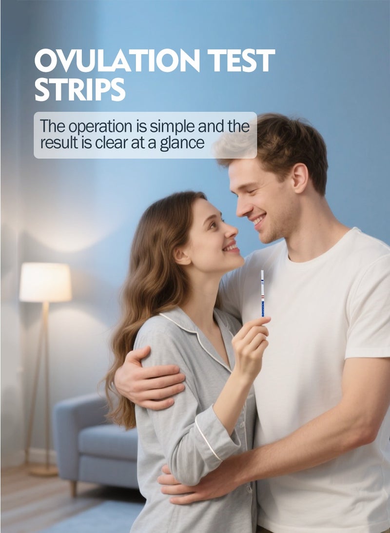 BEIRUI 10pcs Ovulation Test Strips - Fertility Prediction Kit with Accurate Ovulation Detection, Easy-to-Use LH Hormone Tracking for Pregnancy Planning. - Image 2