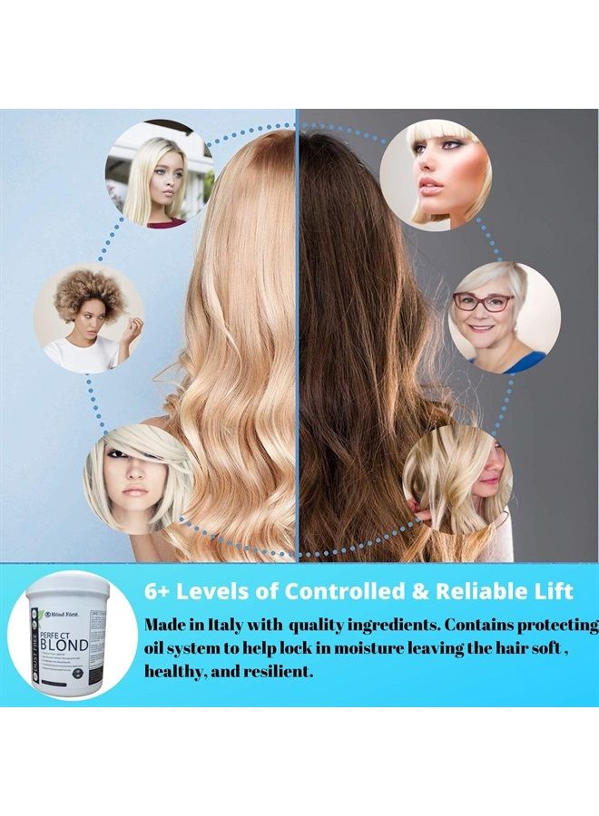 Blond Forte 1.1 رطل من الحاوية (17.6 أونصة) صبغة شعر محترفة بلون أشقر مثالي بقوة إضافية - صنع في إيطاليا - Image 1