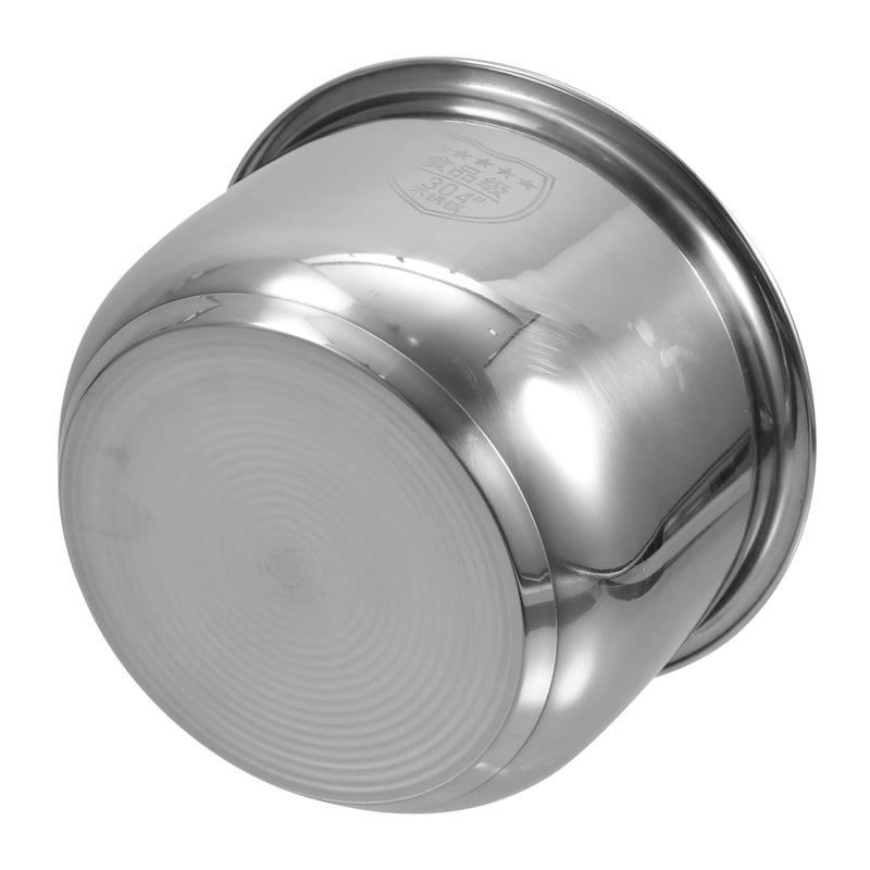 وعاء داخلي من KICHOUSE لطباخ الأرز Ninja Foodie بطبقة فضية من الفولاذ المقاوم للصدأ، بديل لوعاء الطهي الفولاذي المقاوم للصدأ