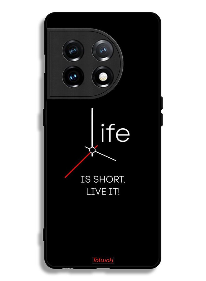 Tolwak OnePlus 11 5G Protective Case Cover Life Is Short Live It - Image 2