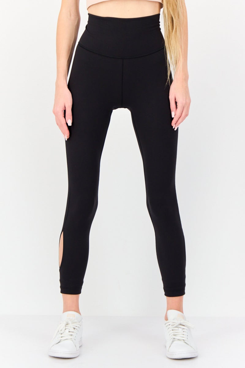 Adidas Women Tight Fit Solid 7/8 Training Tights, Black  - Image 1