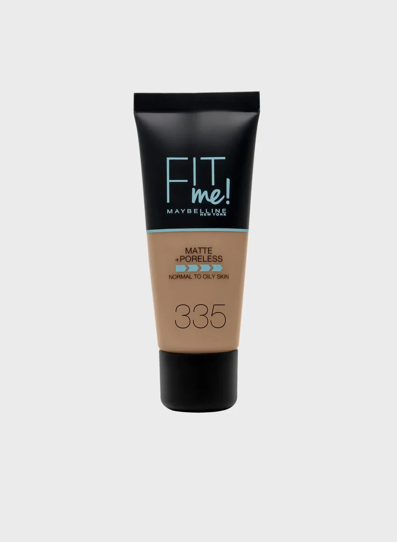 MAYBELLINE NEW YORK Fit Me Matte & Poreless Foundation -335 Classic Tan