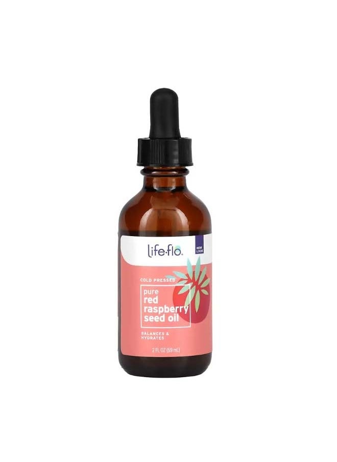 Life-flo Pure Red Raspberry Seed Oil 2 fl oz 60 ml  - Image 1