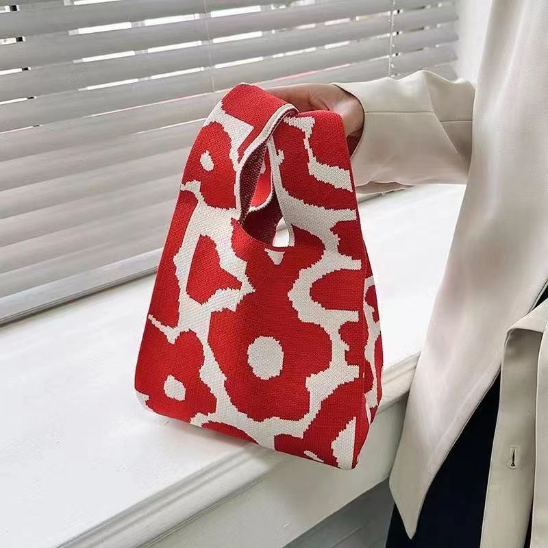 Weighted And Thickened Tote Bag For Women, Gift Bag, Handbag, Bucket Bag, Knitted Bag, Trendy Handbag - Image 3