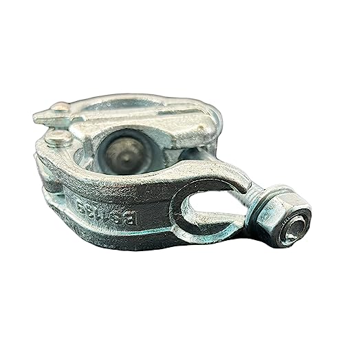 Fudatong Swivel Scaffolding Clamps British Type For 1-3/4" to 1-9/10" OD tube, at any angles, 4 Pack - Image 2