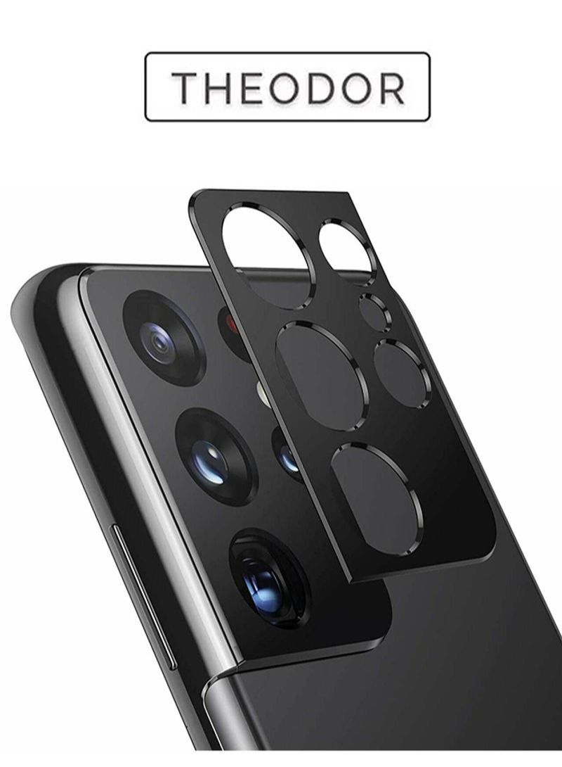 BORTONY Camera Lens Protector For Samsung S21 Ultra Black - Image 1