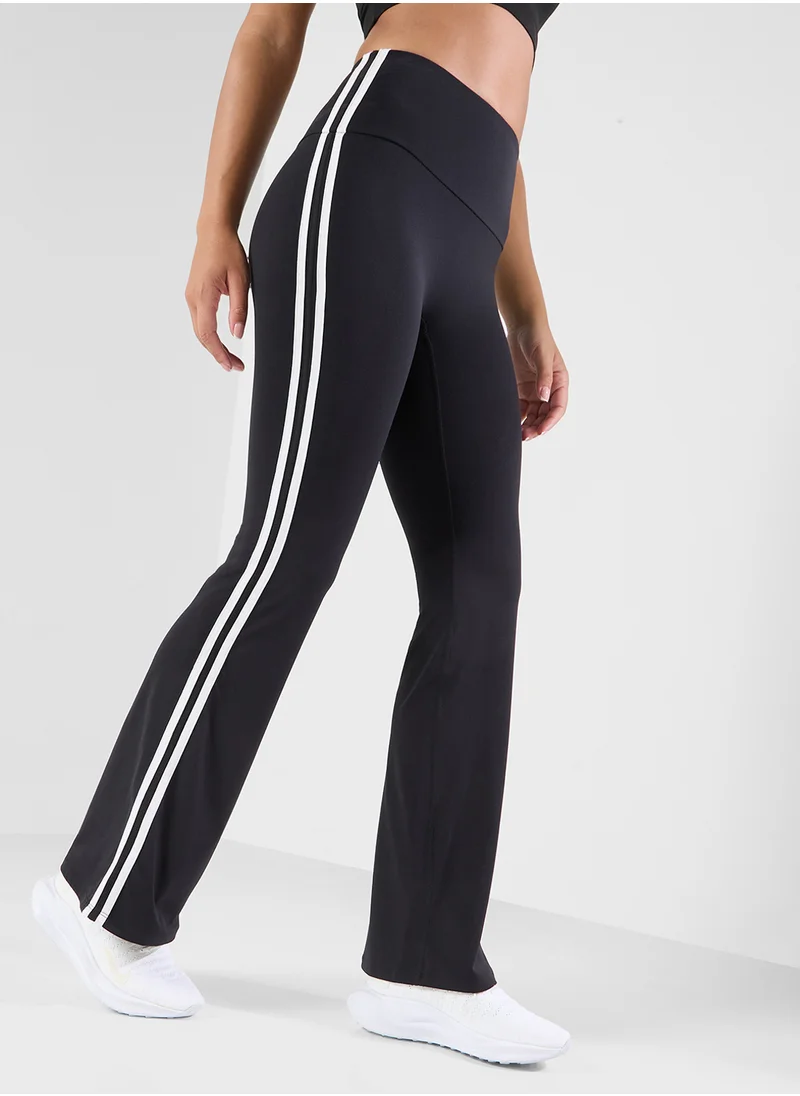 FRWD High Rise Soft Sculpting Flared Leggings With Side Stripe