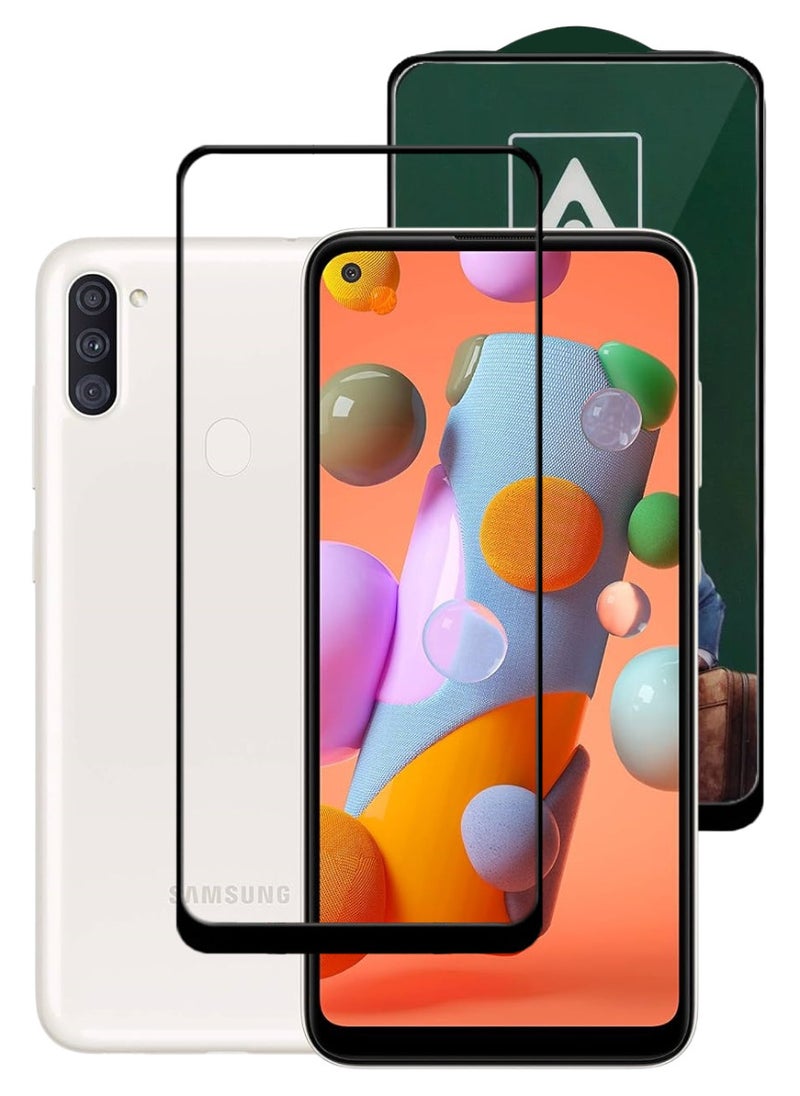 ACLIX Antistatic ESD Dustproof Premium Quality High Definition Tempered Glass Screen Protector Designed For Samsung Galaxy A11 - Image 1