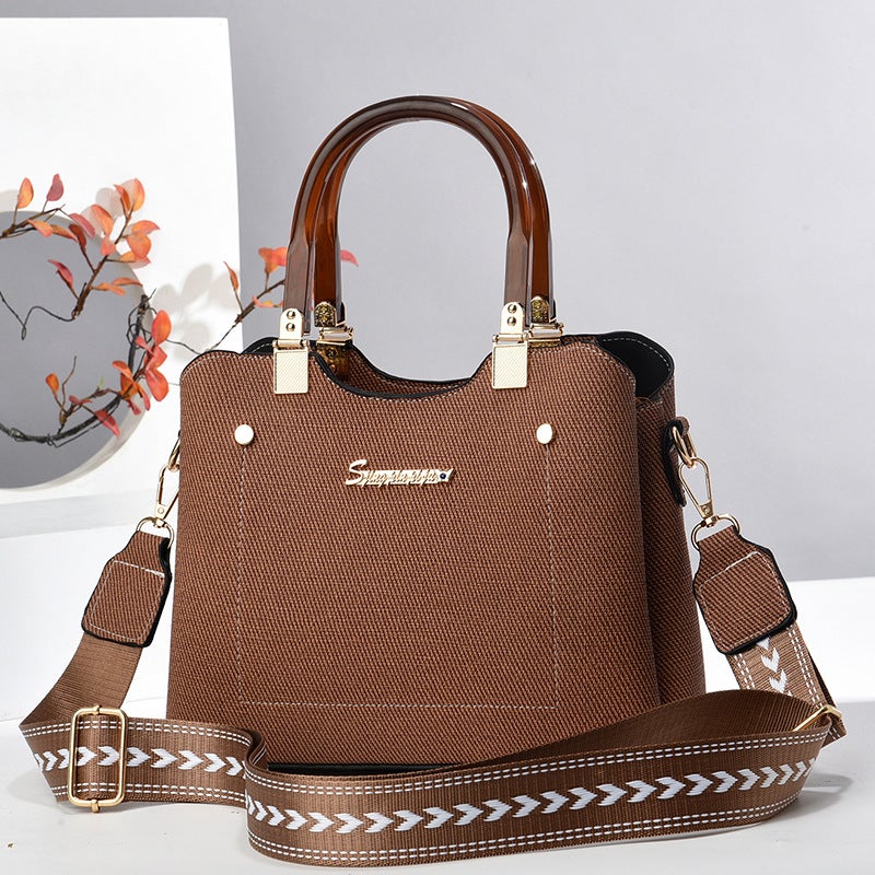 Women'S Bags, Textured Single-Shoulder Crossbody Bag For Women, 2025 Fashionable Handbag, Korean Style, New Model From Manufacturer - Image 2