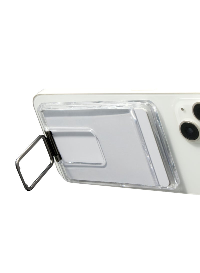 GREEN LION MagCard Wallet  Phone Holder / MagSafe Compatible / Card holder and Phone Stand- Black  - Image 4