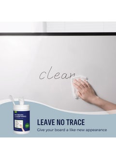 Loukin Whiteboard Cleaning Wipes, Dry Erase Board Cleaning Wipes, Non-Toxic White Board Wipes, 100 Wipes Per Canister  - Image 3