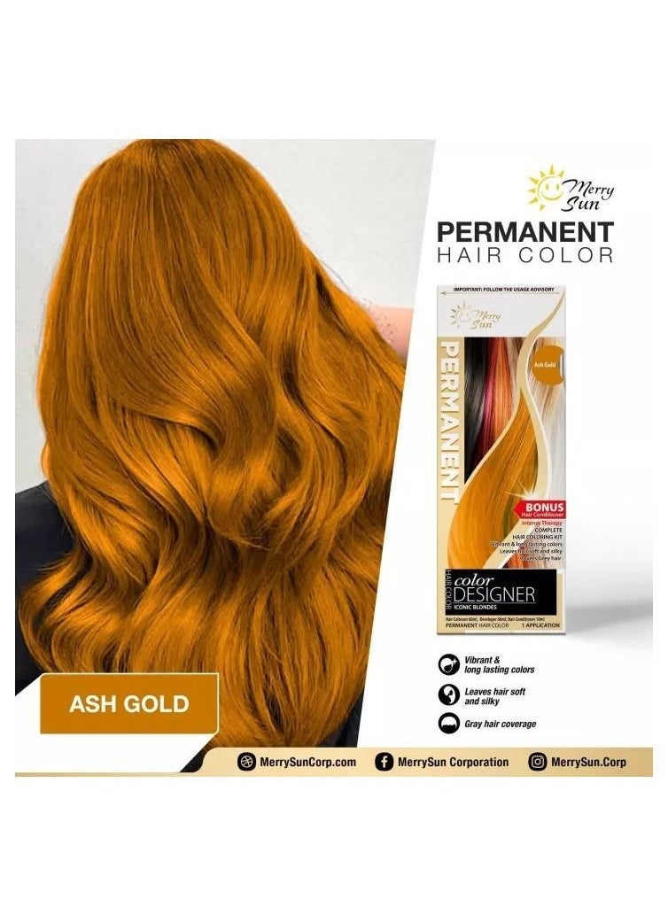 merry sun - Hair Coloring Kit Ash Gold - Image 1