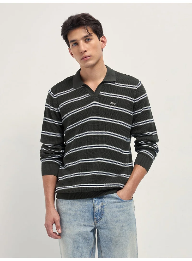 THE BEAR HOUSE  Men’s Long Sleeve Polo T-Shirt | Casual or Smart Style | Perfect for Work, Travel, Everyday Outfits & All-Season Wear | Stylish, Comfortable & Versatile for Any Occasion for Men | Best Price UAE