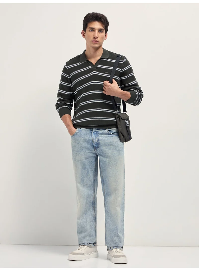 THE BEAR HOUSE  Men’s Long Sleeve Polo T-Shirt | Casual or Smart Style | Perfect for Work, Travel, Everyday Outfits & All-Season Wear | Stylish, Comfortable & Versatile for Any Occasion for Men | Best Price UAE