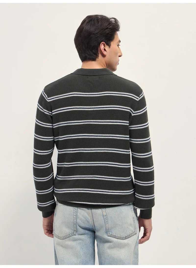 THE BEAR HOUSE  Men’s Long Sleeve Polo T-Shirt | Casual or Smart Style | Perfect for Work, Travel, Everyday Outfits & All-Season Wear | Stylish, Comfortable & Versatile for Any Occasion for Men | Best Price UAE