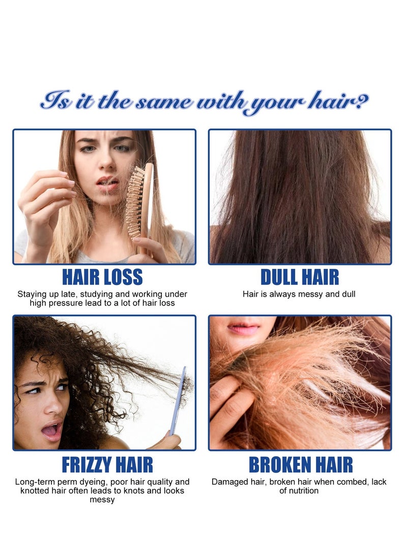 EELHOE Protein Hair Straightening Cream, Silk and Gloss Hair Straightener Cream, Smooth Hair Dryness, 2024 New Protein Correcting Hair Straightening Cream for All Hair Types(100ml) - Image 3