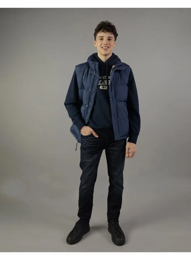 American Eagle Zip Through Puffer Jacket