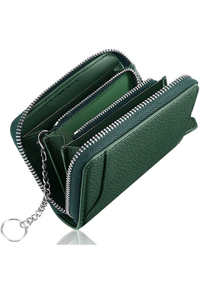 Mark Fairwhale New Lychee Patterned Leather Short Wallet With Top Layer  - Image 1