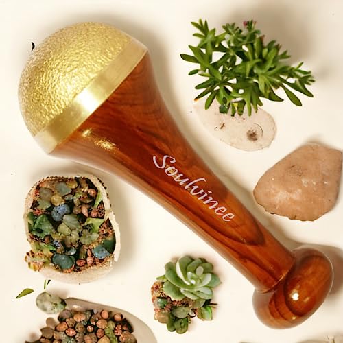 Soulvinee Kansa Vatki Cup with Natural Wooden Handle Ayurvedic Detox Manual Foot Massager Relaxation and Deep Cleaning Ancient Indian Technique Ayurvedic Kansa Vatki Foot Massage pc1 - Image 5