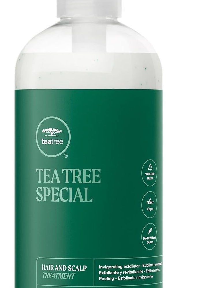 Tea Tree Special Hair and Scalp Treatment - Hydrating Hair Mask for All Hair Types, 16.9 fl. oz. - Image 1