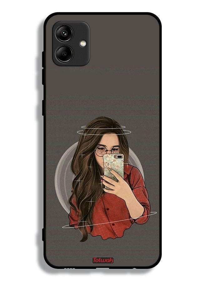 Tolwak Samsung Galaxy M04 Protective Case Cover Making Selfie - Image 1