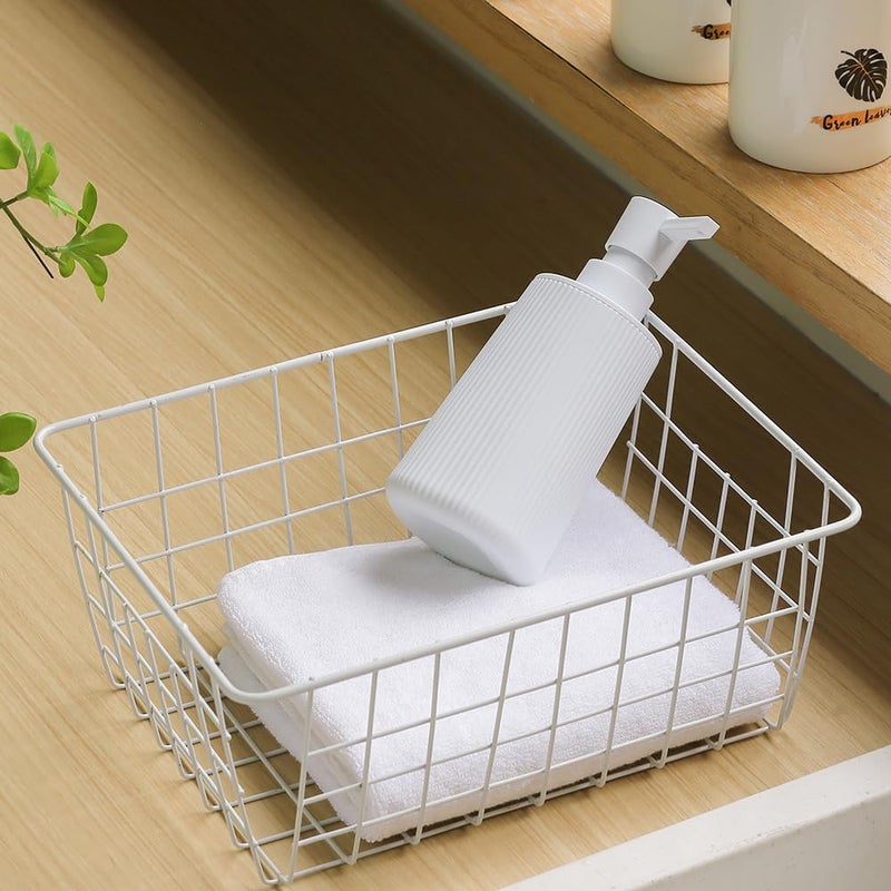 YAUKPH Small Soap Dispenser for Bathroom and Kitchen, Modern Farmhouse Striped Style Plastic Hand Soap Dish Soap Dispenser with Pump Matte White - Image 4
