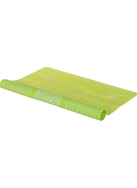 small Silicone Dough Mat - With Sizes For Rolling Pizza And Pastry - 35 x 35 cm