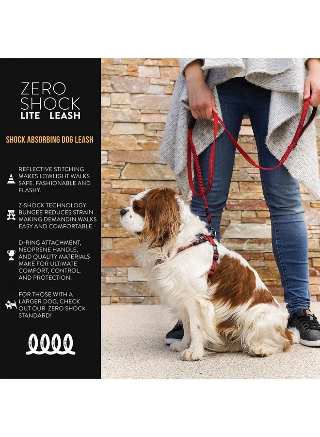 إيزي دوج مقود الكلاب EzyDog Zero Shock LITE - مقود مطاطي ممتص للصدمات للكلاب التي تسحب أو تثير - مقبض مزدوج وعاكس للكلاب المتوسطة أو الصغيرة (48 بوصة، وردي) - Image 2